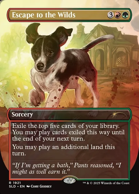 Escape to the Wilds, Magic card SLD 1921 — Secret Lair Drop set