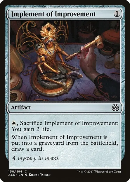 Implement of Improvement, Magic card AER 158 — Aether Revolt set