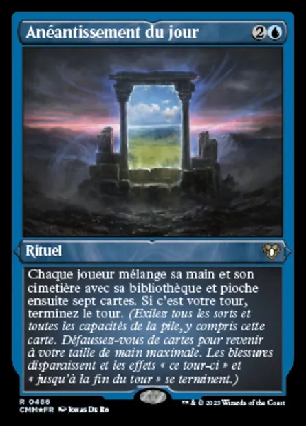 Anéantissement du jour, carte Magic CMM 486 — extension Commander Masters
