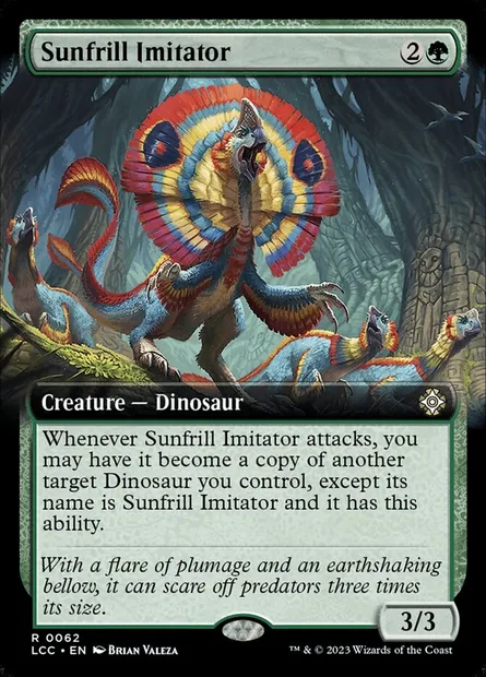 Sunfrill Imitator, Magic card LCC 62 — The Lost Caverns of Ixalan Commander set