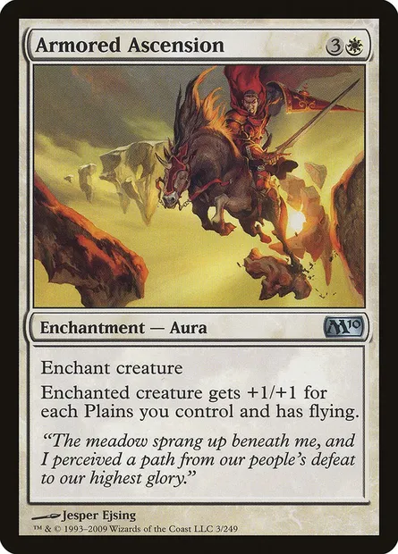 Armored Ascension, Magic card M10 3 — Magic 2010 set