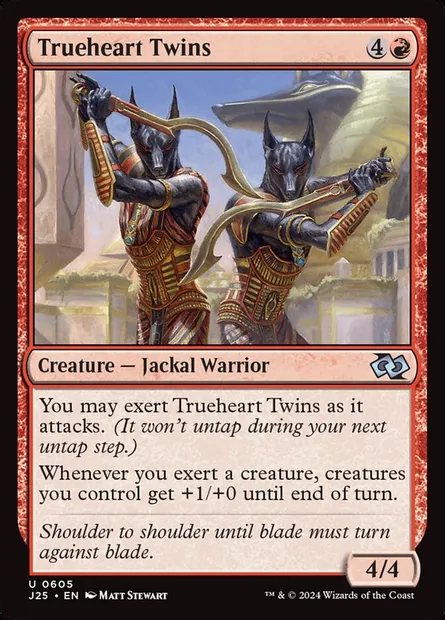 Trueheart Twins, Magic card J25 605 — Foundations Jumpstart set