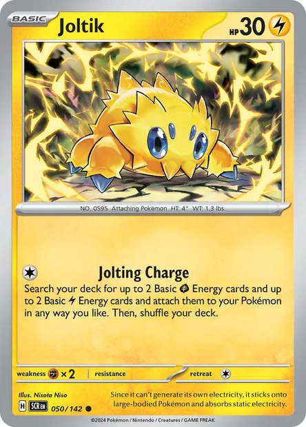 Joltik, Pokémon card SCR 050 — Stellar Crown set