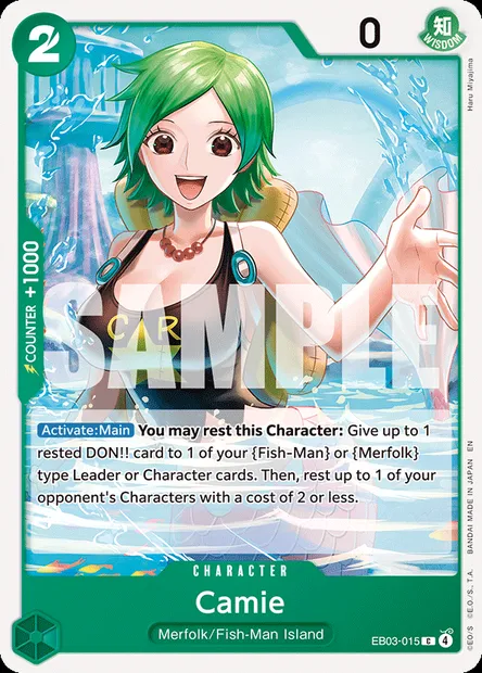 Camie, One Piece card EB03-015 — ONE PIECE HEROINES EDITION set