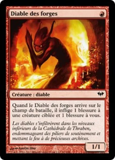 Diable des forges, carte Magic DKA 91 — extension Obscure Ascension