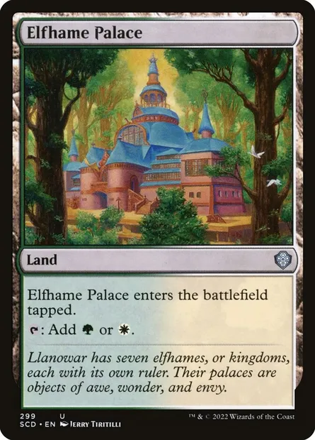 Elfhame Palace, Magic card SCD 299 — Starter Commander Decks set