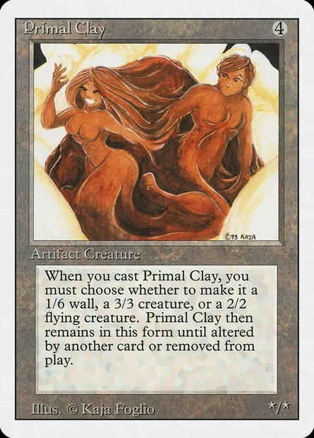 Argile primordiale, carte Magic 3ED 271 — extension Revised Edition