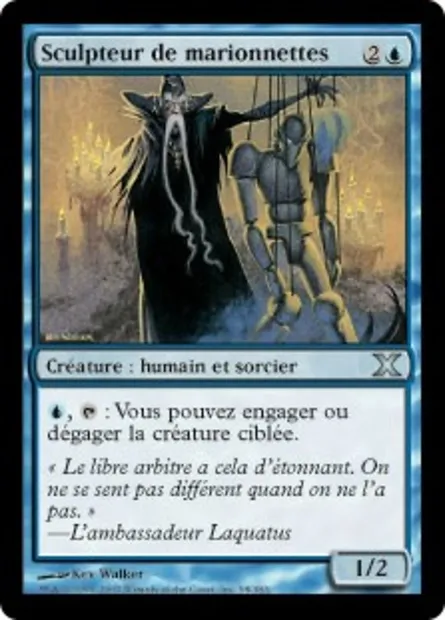 Sculpteur de marionnettes, carte Magic 10E 98 — extension Dixième édition