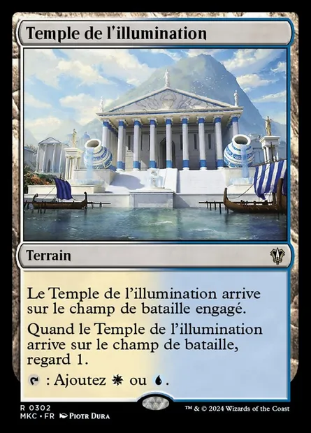 Temple de l'illumination, carte Magic MKC 302 — extension Murders at Karlov Manor Commander