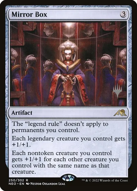 Mirror Box, Magic card PNEO 250p — Kamigawa: Neon Dynasty Promos set