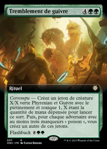 Tremblement de guivre, carte Magic ONC 57 — extension Phyrexia: All Will Be One Commander