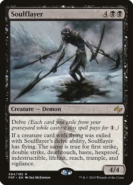 Soulflayer, Magic card FRF 84 — Fate Reforged set