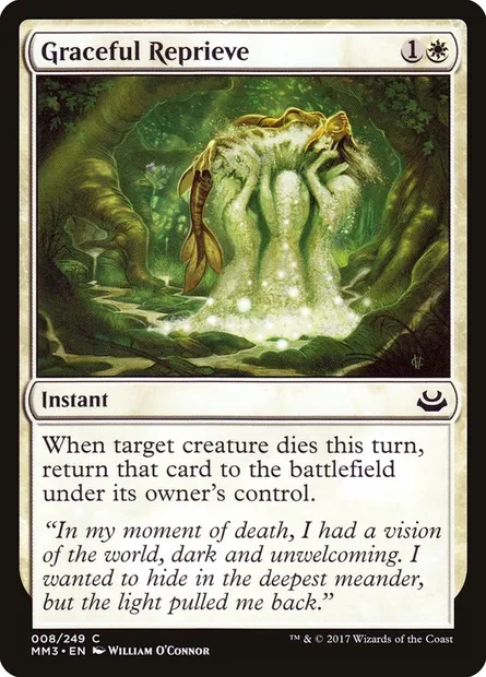 Graceful Reprieve, Magic card MM3 8 — Modern Masters 2017 set