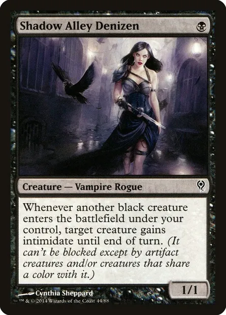Habitante de la ruelle des Ombres, carte Magic DDM 44 — extension Duel Decks: Jace vs. Vraska