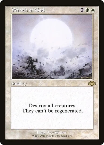 Wrath of God, Magic card DMR 279 — Dominaria Remastered set