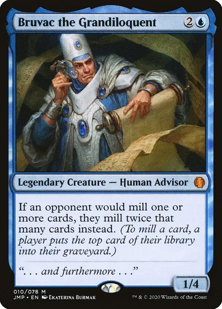 Bruvac the Grandiloquent, Magic card JMP 10 — Jumpstart set