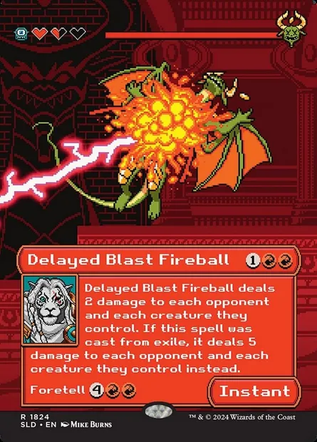 Delayed Blast Fireball, Magic card SLD 1824 — Secret Lair Drop set