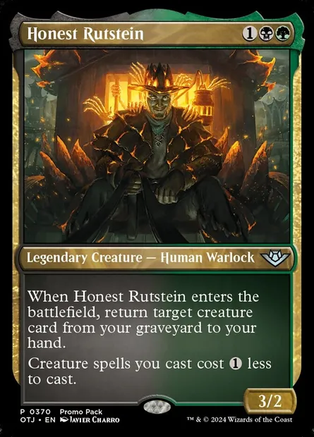 Honest Rutstein, Magic card OTJ 370 — Outlaws of Thunder Junction set