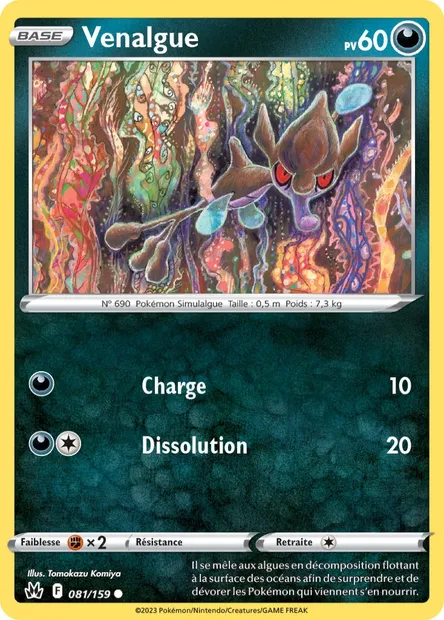Venalgue, carte Pokémon CRZ 081 — extension Zénith Suprême