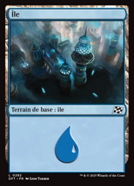 Île, carte Magic DFT 282 — extension Aetherdrift