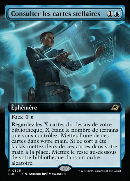 Consulter les cartes stellaires, carte Magic EOE 325 — extension Edge of Eternities