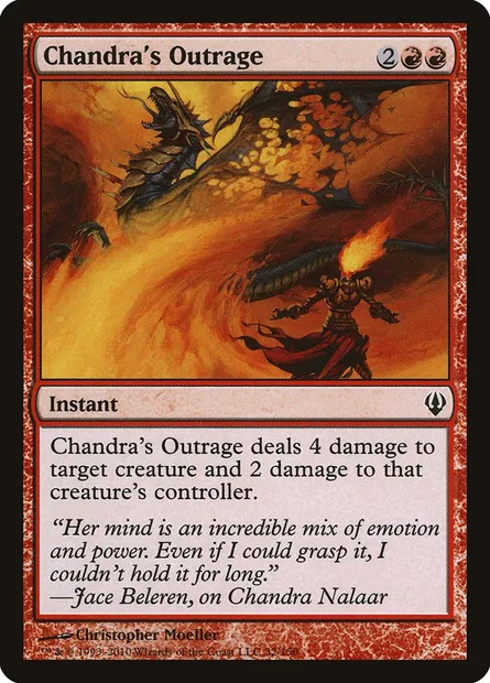 Chandra's Outrage, Magic card ARC 32 — Archenemy set
