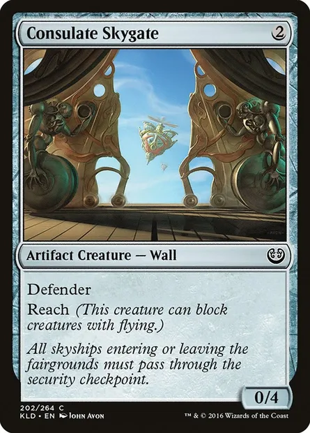 Consulate Skygate, Magic card KLD 202 — Kaladesh set