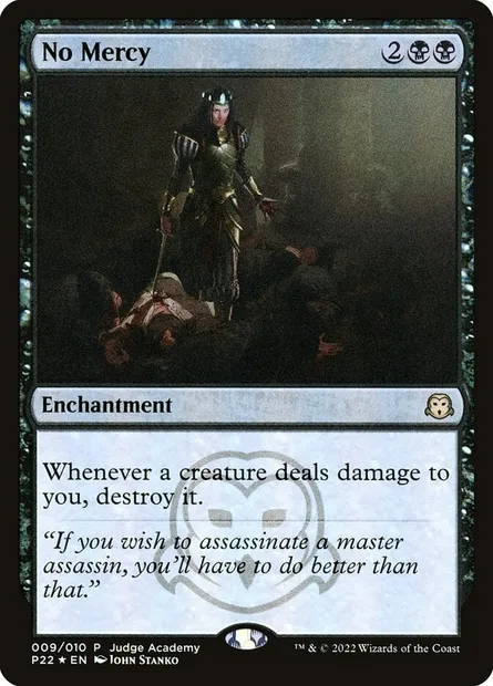 No Mercy, Magic card P22 9 — Judge Gift Cards 2022 set