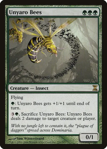 Unyaro Bees, Magic card TSP 231 — Time Spiral set