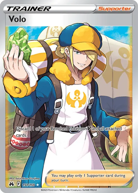 Volo, Pokémon card CRZ 151 — Crown Zenith set
