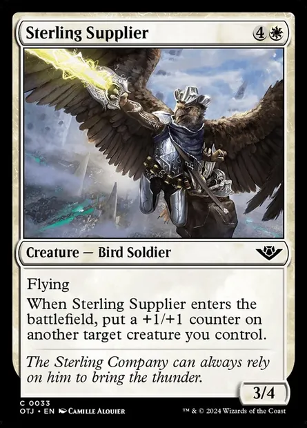 Sterling Supplier, Magic card OTJ 33 — Outlaws of Thunder Junction set