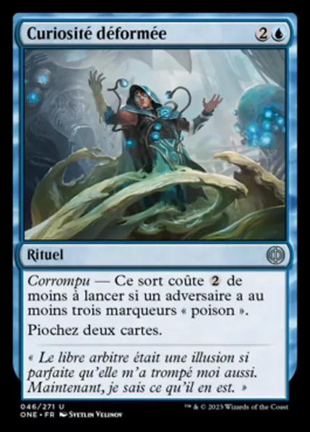 Curiosité déformée, carte Magic ONE 46 — extension Tous Phyrexians