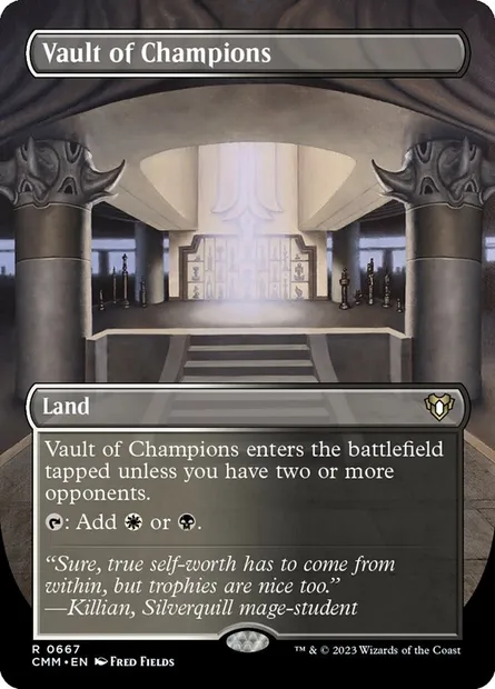 Vault of Champions, Magic card CMM 667 — Commander Masters set