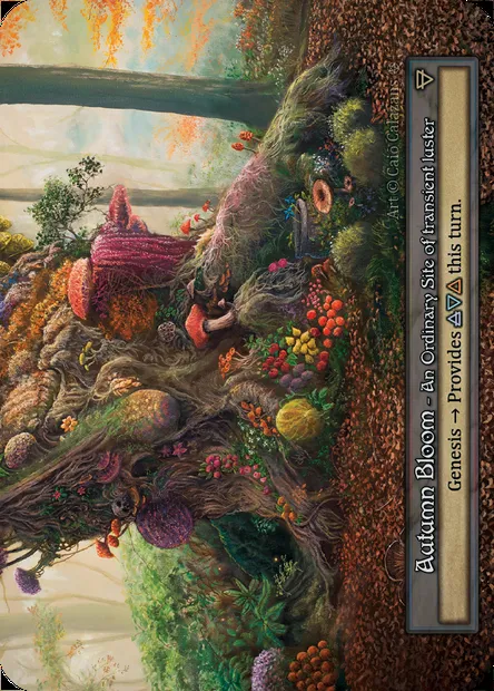 Autumn Bloom, carte Sorcery GOT 361 — extension Gothic