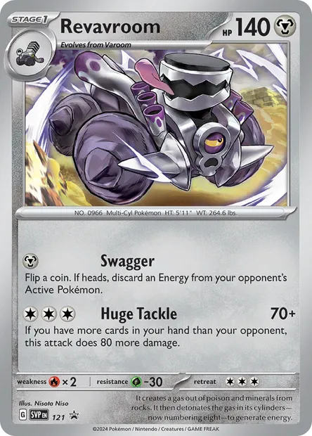 Revavroom, Pokémon card PR-SV 121 — SVP Black Star Promos set