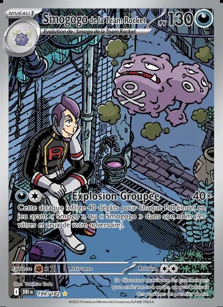 Smogogo de la Team Rocket, carte Pokémon DRI 199 — extension Rivalités Destinées