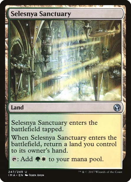 Selesnya Sanctuary, Magic card IMA 247 — Iconic Masters set