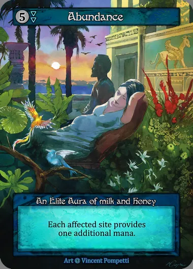 Abundance, Sorcery card ALP 272 — Alpha set