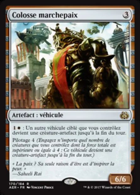 Colosse marchepaix, carte Magic AER 170 — extension La révolte éthérique