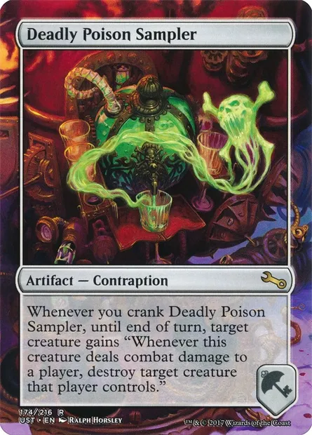 Deadly Poison Sampler, Magic card UST 174 — Unstable set
