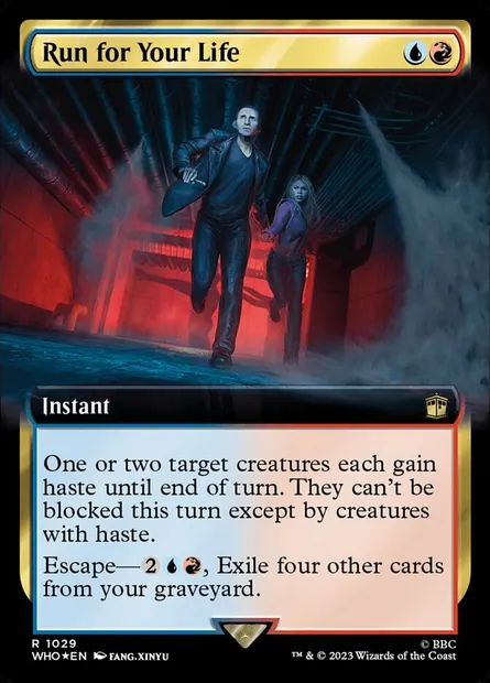 Run for Your Life, Magic card WHO 1029 — Doctor Who set
