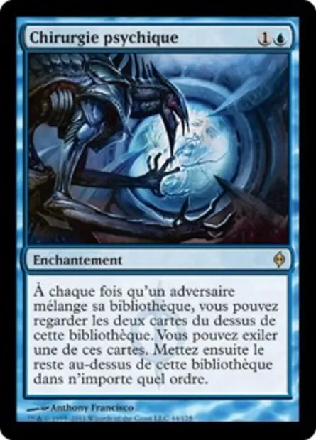 Chirurgie psychique, carte Magic NPH 44 — extension La Nouvelle Phyrexia