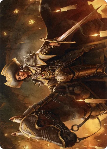 Seasoned Cathar // Seasoned Cathar, carte Magic AMID 12 — extension Midnight Hunt Art Series