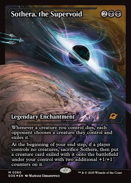 Sothera, the Supervoid, Magic card EOE 360 — Edge of Eternities set