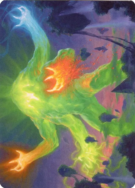 Omnath, Locus of Creation // Omnath, Locus of Creation, Magic card AZNR 78 — Zendikar Rising Art Series set