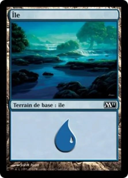 Île, carte Magic M11 235 — extension Magic 2011