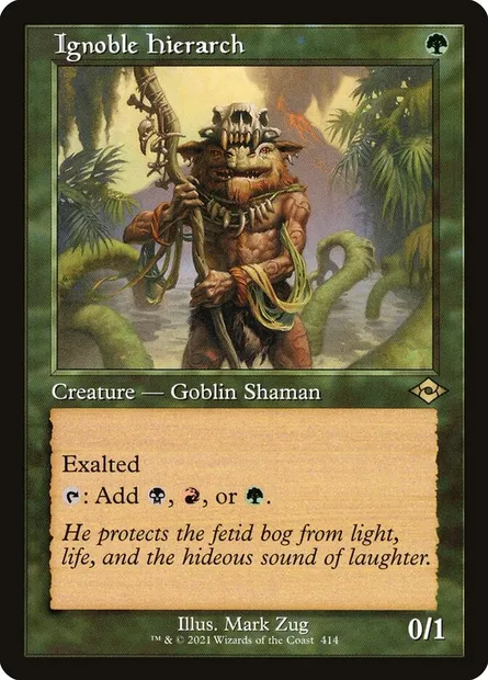 Ignoble Hierarch, Magic card MH2 414 — Modern Horizons 2 set