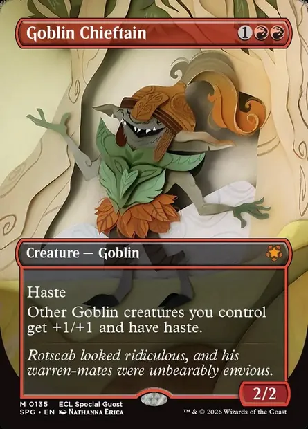 Goblin Chieftain, Magic card SPG 135 — Special Guests set