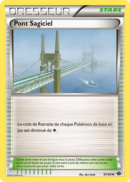 Pont Sagiciel, carte Pokémon NXD 91 — extension Destinées Futures