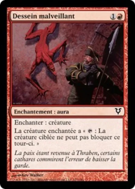 Dessein malveillant, carte Magic AVR 147 — extension Avacyn ressuscitée